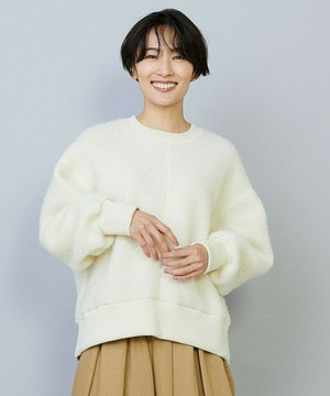 【MOGA】ウールシャギージャージートップス 詳細画像 ホワイト 1