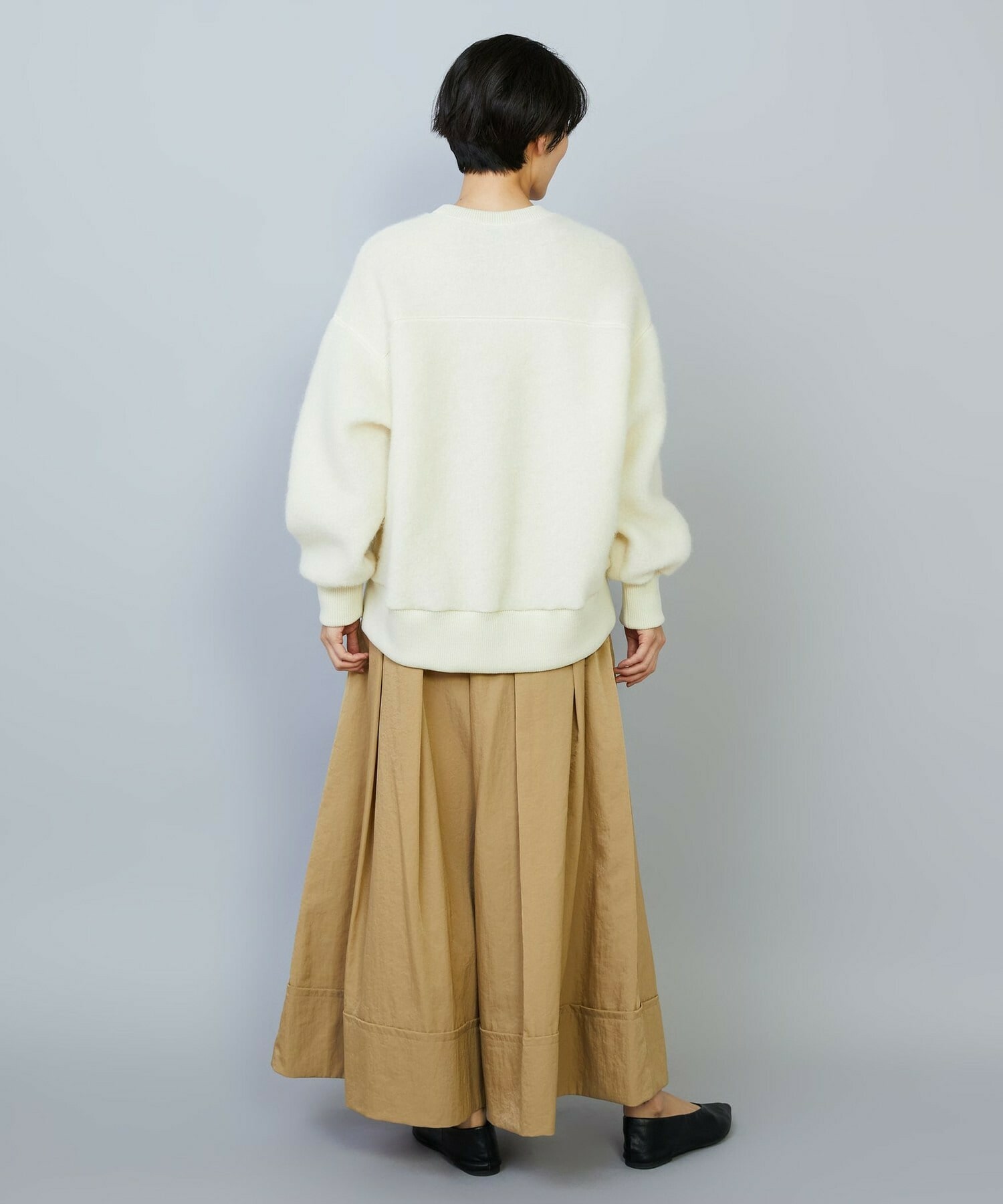 【MOGA】ウールシャギージャージートップス 詳細画像 ライトグレー 17