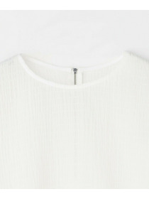 【feerique】feerique　シャーリングクロスブラウス 詳細画像 ホワイト 21