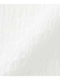 【feerique】feerique　シャーリングクロスブラウス 詳細画像 ホワイト 24