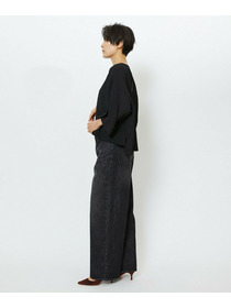 【feerique】feerique　シャーリングクロスブラウス 詳細画像 ホワイト 9