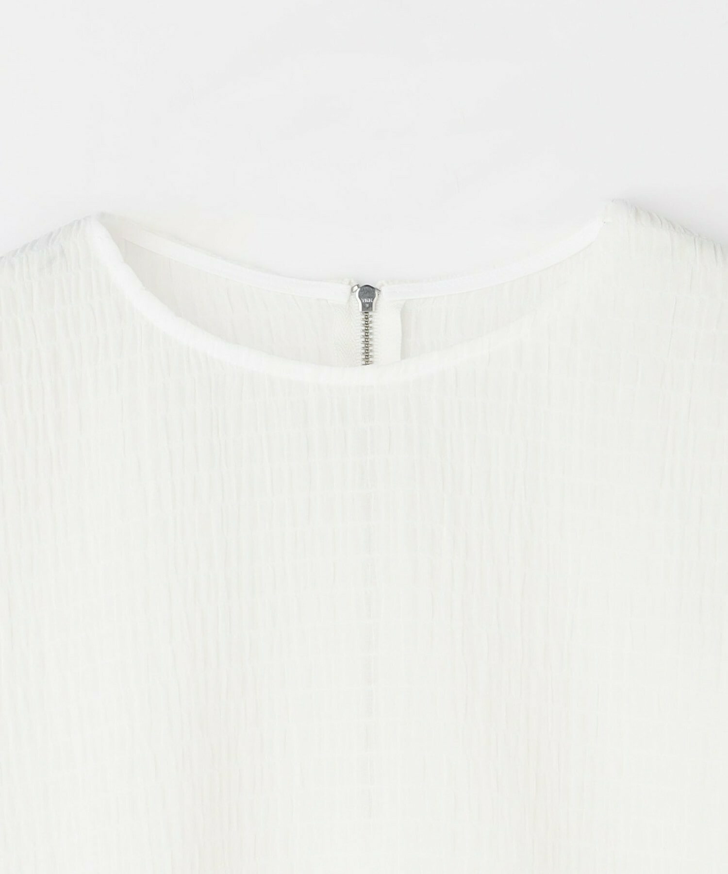 【feerique】feerique　シャーリングクロスブラウス 詳細画像 ホワイト 21