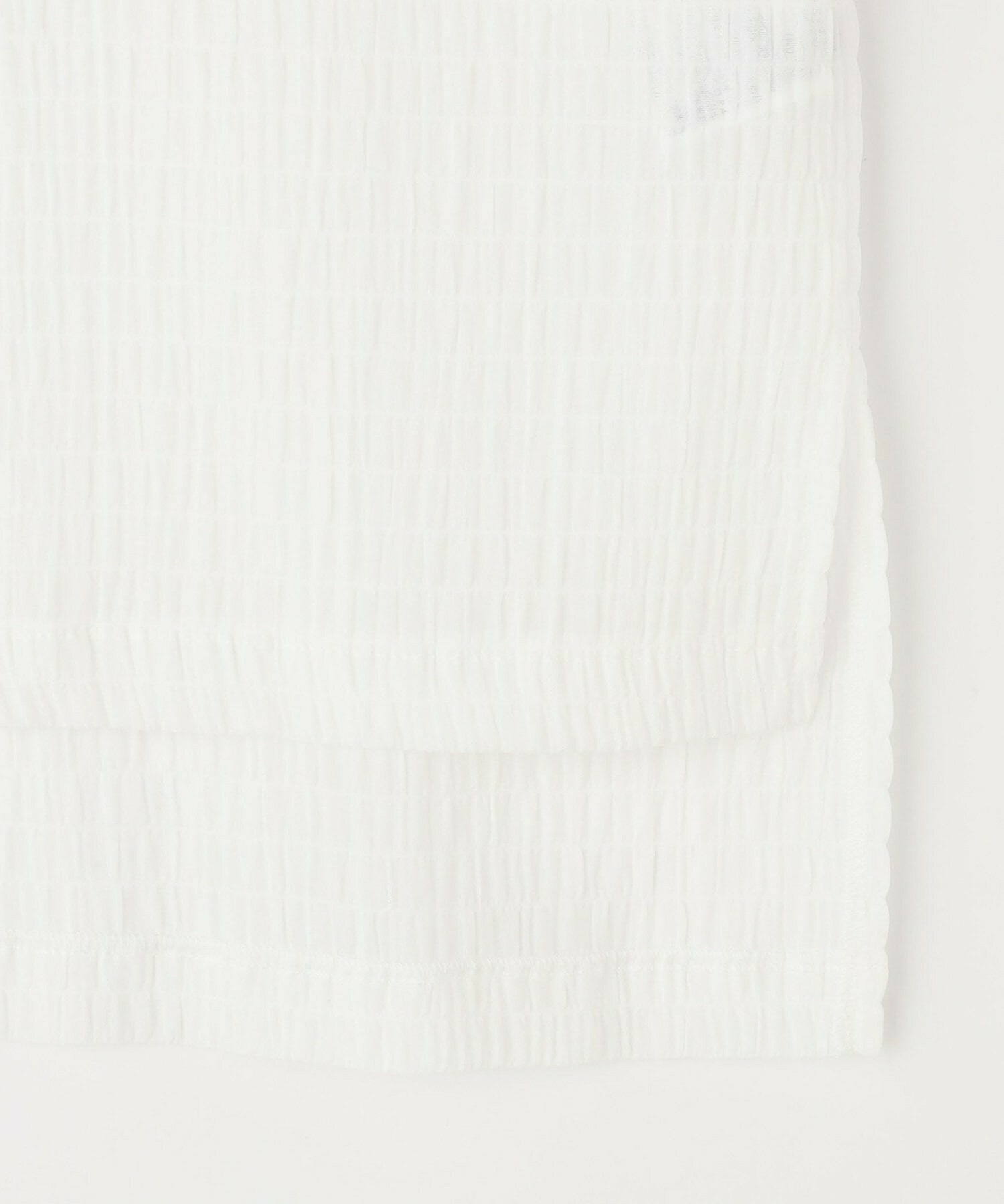 【feerique】feerique　シャーリングクロスブラウス 詳細画像 ホワイト 23