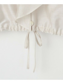 【feerique】feerique シアーカールマイヤーフリルブラウス 詳細画像 オフホワイト 4