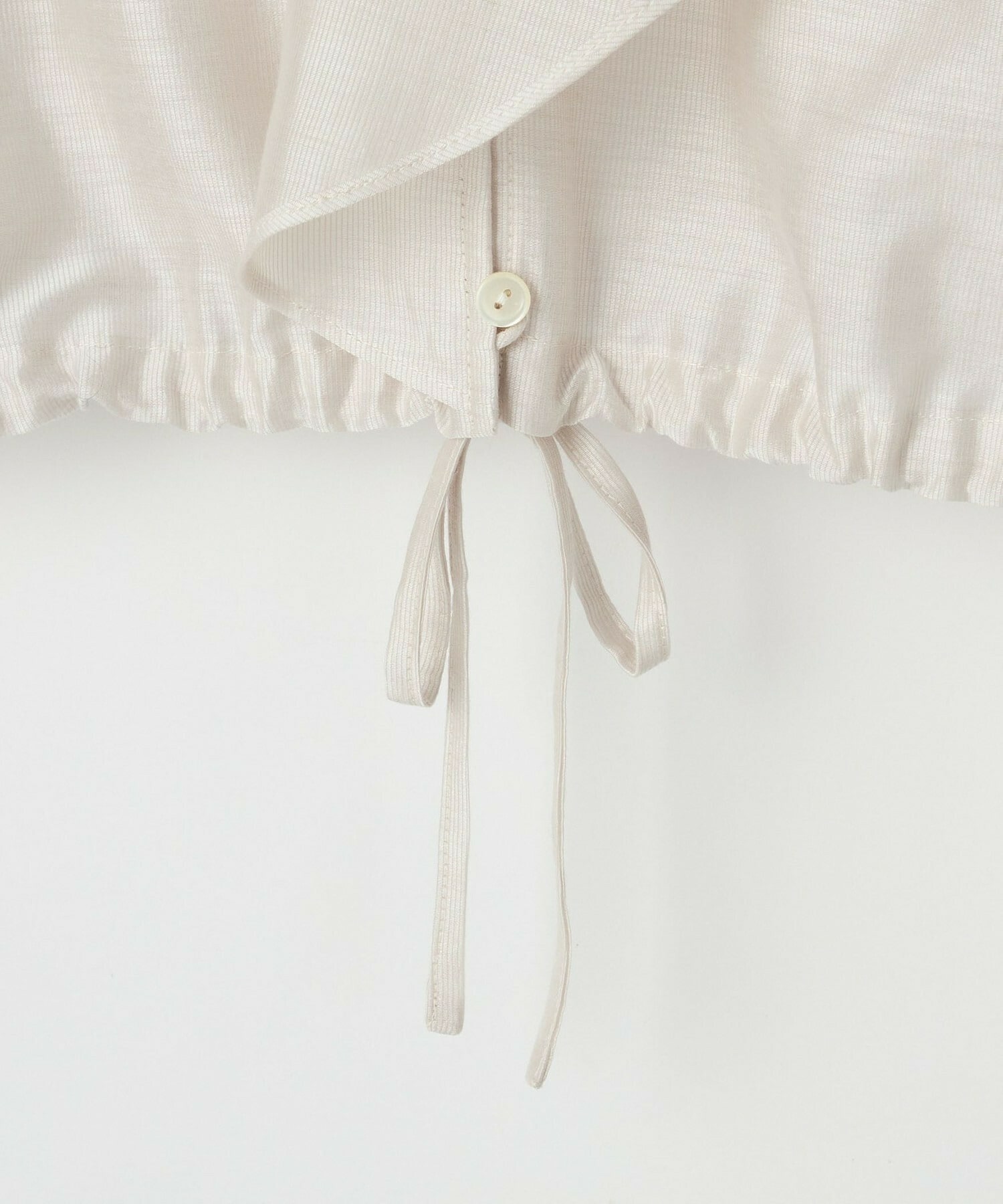 【feerique】feerique シアーカールマイヤーフリルブラウス 詳細画像 オフホワイト 4