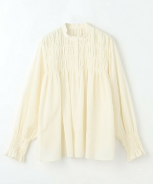 【feerique】feerique TRENOシャーリングブラウス 詳細画像 オフホワイト 2