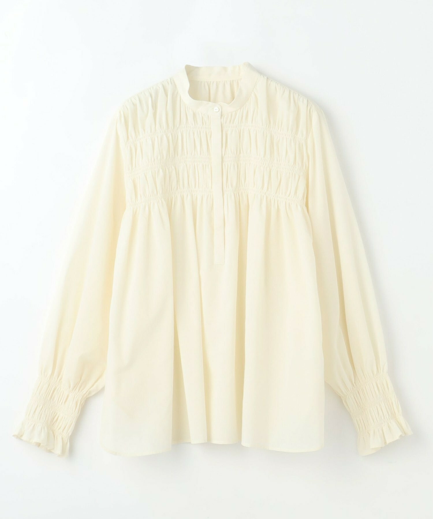 【feerique】feerique TRENOシャーリングブラウス 詳細画像 オフホワイト 2