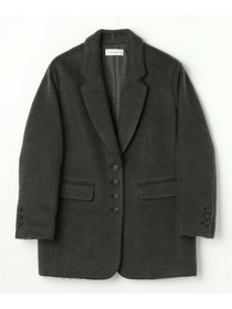 【feerique】feerique モヘアシャギーテーラードコート 詳細画像 チャコールグレー 23