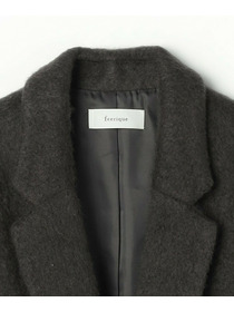 【feerique】feerique モヘアシャギーテーラードコート 詳細画像 チャコールグレー 25