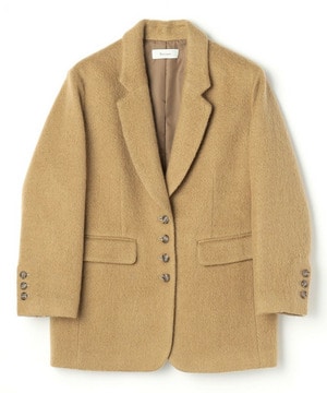 【feerique】feerique モヘアシャギーテーラードコート 詳細画像 キャメル 2