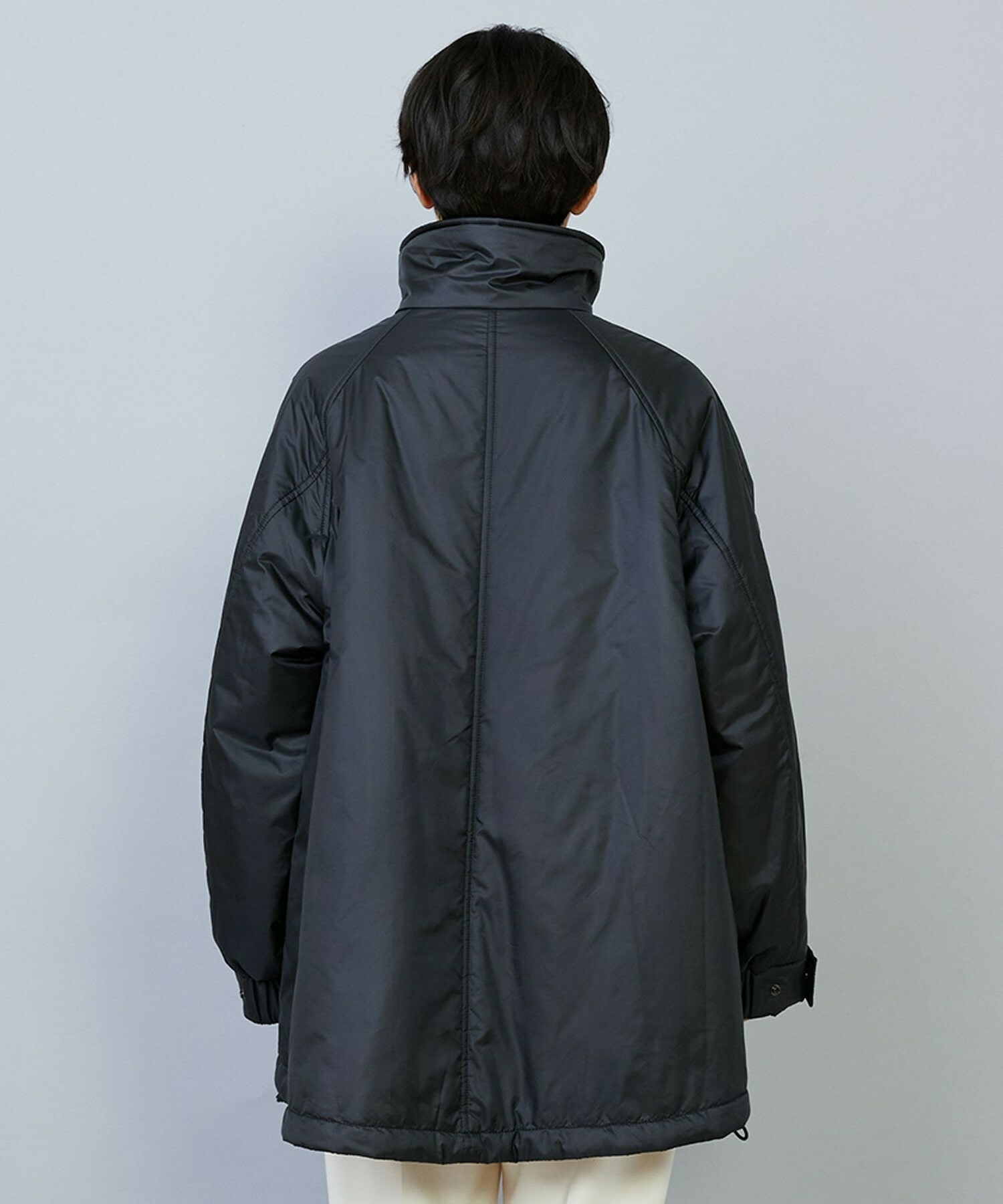 【MOGA】feerique シルキータフタパディングコクーンコート 詳細画像 ネイビー 19