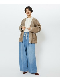 【feerique】feerique フェイクレザージャケット 詳細画像 モカ 1