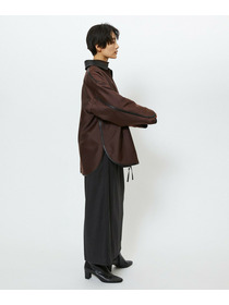 【feerique】feerique ブライトツイル中綿ダブルジップコート 詳細画像 ブラック 18