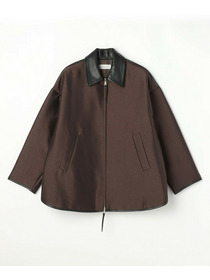 【feerique】feerique ブライトツイル中綿ダブルジップコート 詳細画像 ブラック 23