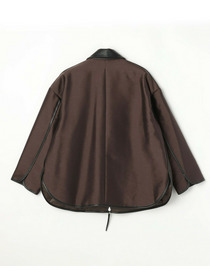 【feerique】feerique ブライトツイル中綿ダブルジップコート 詳細画像 ブラック 24