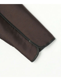 【feerique】feerique ブライトツイル中綿ダブルジップコート 詳細画像 ブラック 26