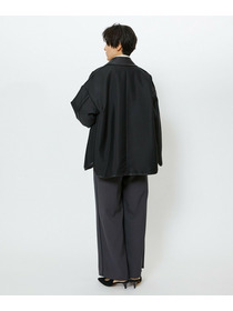 【feerique】feerique ブライトツイル中綿ダブルジップコート 詳細画像 ブラック 6