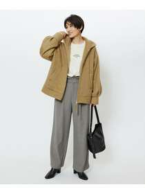 【feerique】feerique モヘアシャギーフードブルゾン 詳細画像 チャコールグレー 13