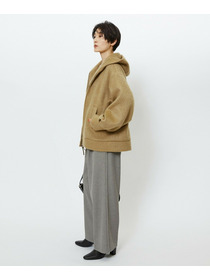 【feerique】feerique モヘアシャギーフードブルゾン 詳細画像 チャコールグレー 14