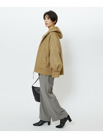 【feerique】feerique モヘアシャギーフードブルゾン 詳細画像 チャコールグレー 15