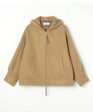 【feerique】feerique モヘアシャギーフードブルゾン 詳細画像 キャメル 2