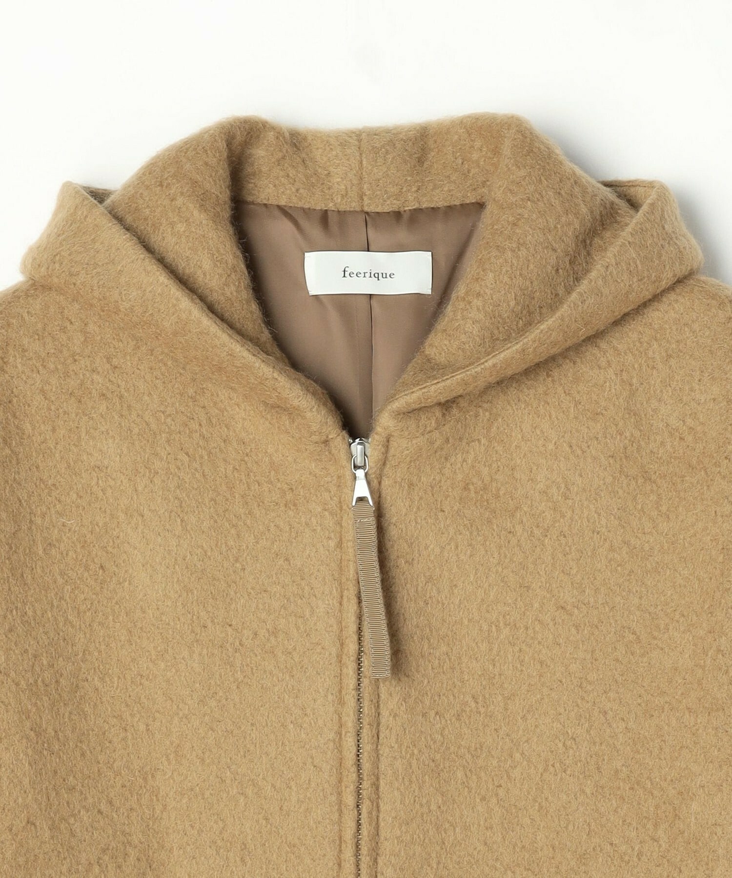 【feerique】feerique モヘアシャギーフードブルゾン 詳細画像 チャコールグレー 25