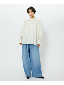 【feerique】feerique　デニムコクーンシルエットワイドパンツ 詳細画像 ネイビー 11