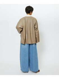 【feerique】feerique　デニムコクーンシルエットワイドパンツ 詳細画像 ネイビー 17