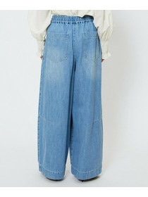 【feerique】feerique　デニムコクーンシルエットワイドパンツ 詳細画像 ネイビー 21