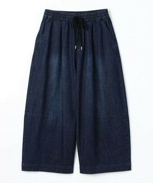 【feerique】feerique　デニムコクーンシルエットワイドパンツ 詳細画像 ネイビー 2
