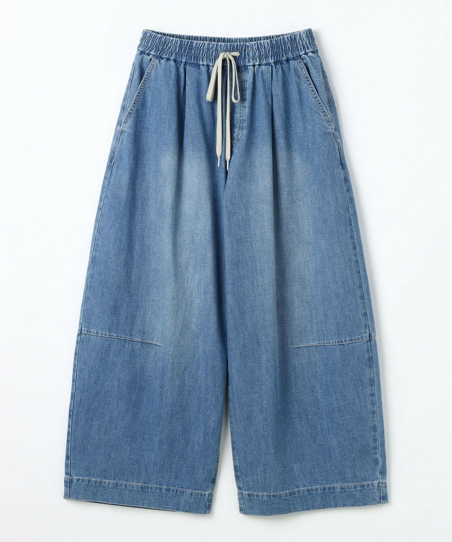 【feerique】feerique　デニムコクーンシルエットワイドパンツ 詳細画像 ネイビー 22