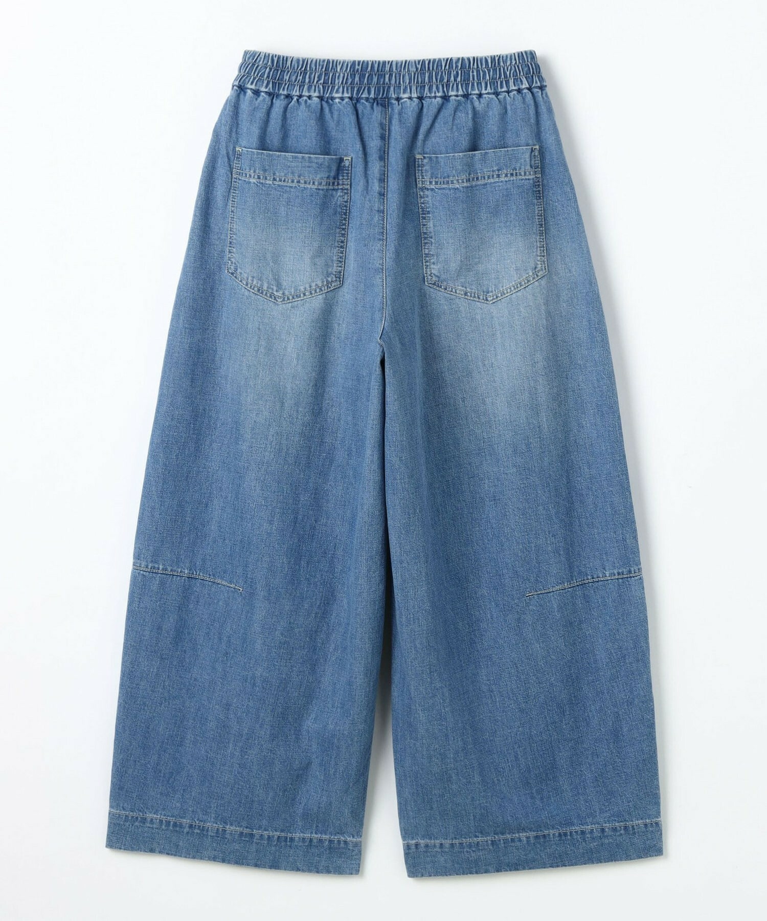 【feerique】feerique　デニムコクーンシルエットワイドパンツ 詳細画像 ネイビー 23