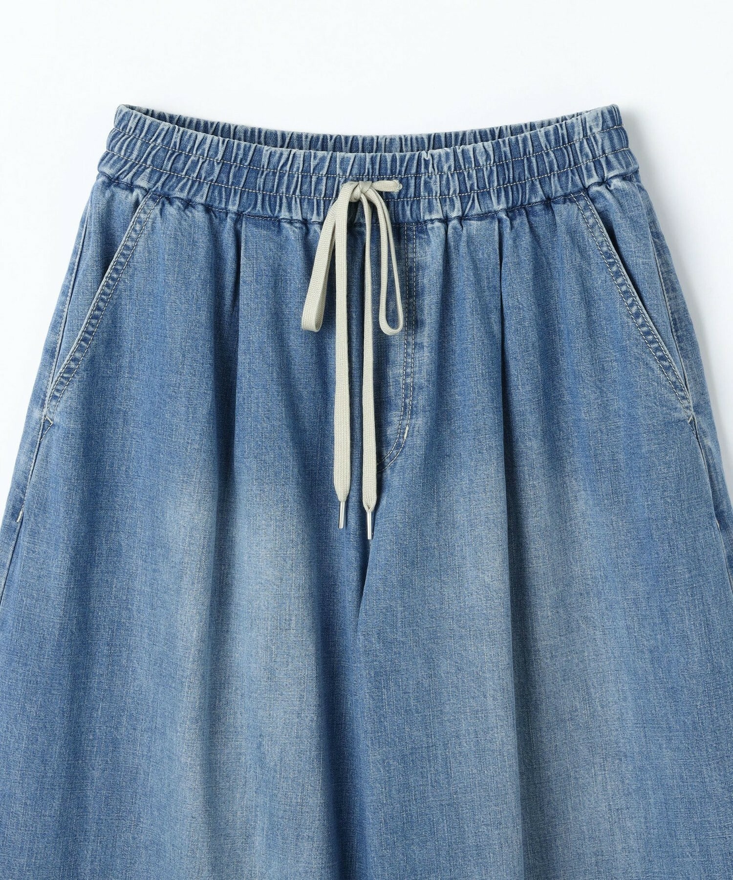 【feerique】feerique　デニムコクーンシルエットワイドパンツ 詳細画像 ネイビー 24