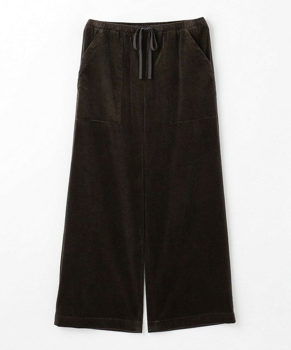 feerique 6wコーデュロイイージーパンツ 詳細画像 ブラウン 2