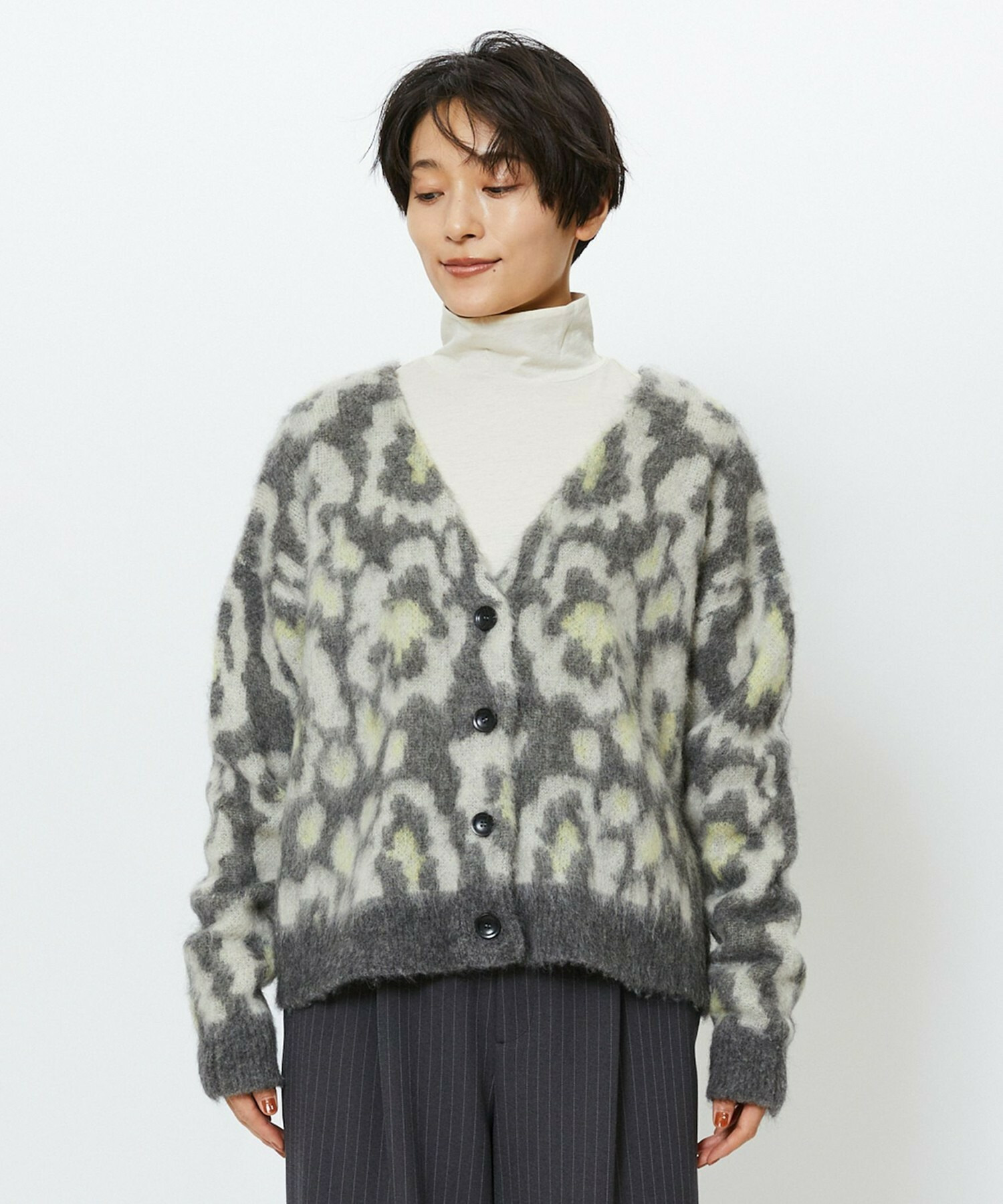 【feerique】feerique シャギーJQカーディガン 詳細画像 ブラック 21