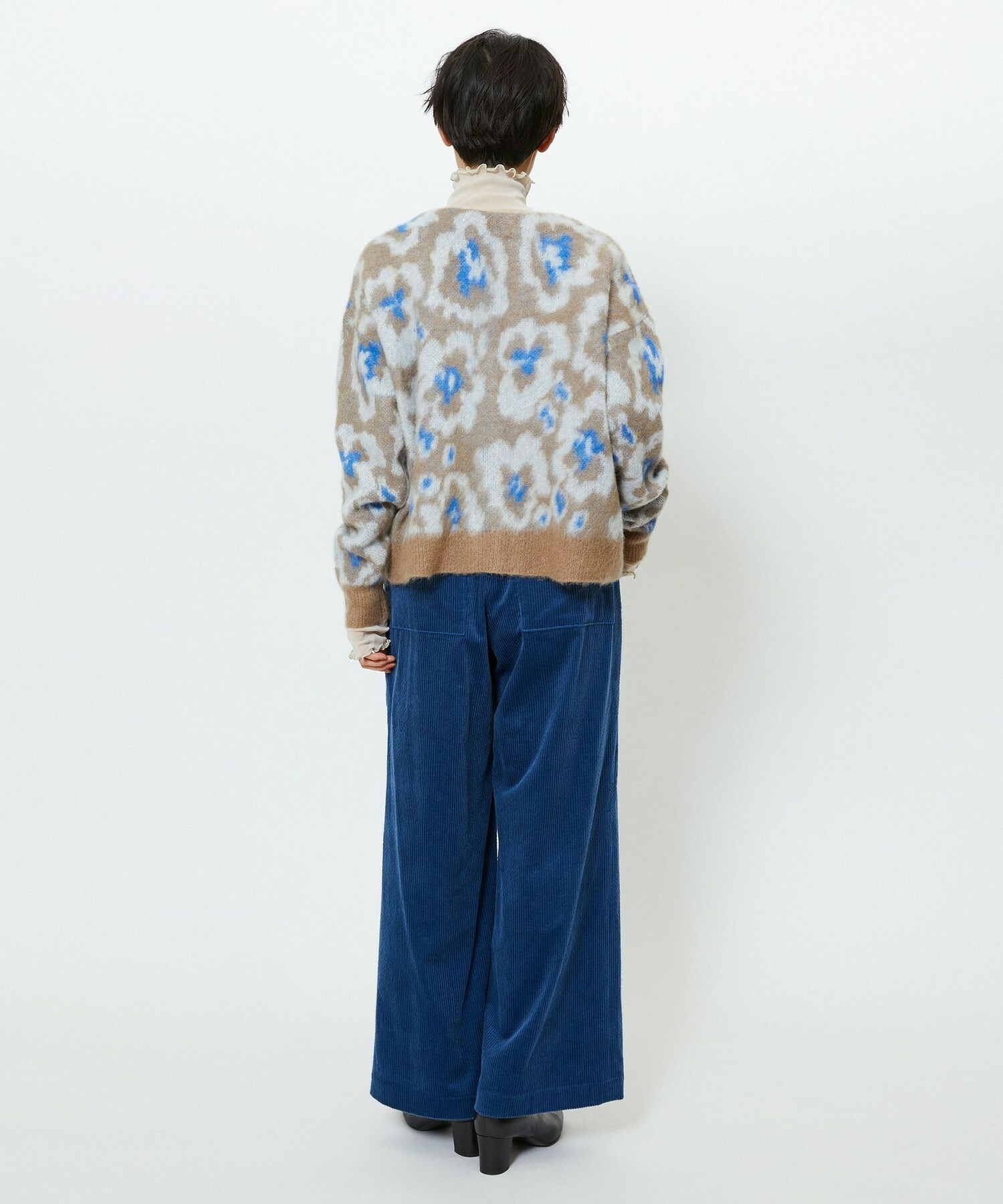 【feerique】feerique シャギーJQカーディガン 詳細画像 ブラック 6