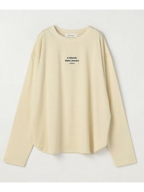 【feerique】feerique　刺繍ロゴラウンドヘムプルオーバー 詳細画像 チャコールグレー 21