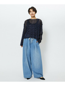 【feerique】feerique 2WAYフリンジカーディガン 詳細画像 ブラウン 10