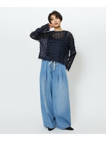 【feerique】feerique 2WAYフリンジカーディガン 詳細画像 ブラウン 12