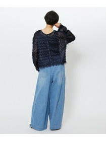 【feerique】feerique 2WAYフリンジカーディガン 詳細画像 ブラウン 15