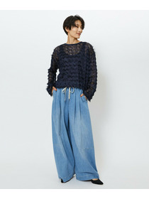 【feerique】feerique 2WAYフリンジカーディガン 詳細画像 ブラウン 19