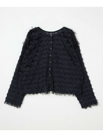 【feerique】feerique 2WAYフリンジカーディガン 詳細画像 ブラウン 22