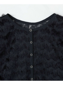 【feerique】feerique 2WAYフリンジカーディガン 詳細画像 ブラウン 24