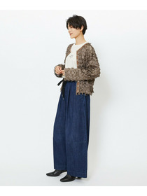 【feerique】feerique 2WAYフリンジカーディガン 詳細画像 ブラウン 3