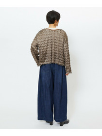 【feerique】feerique 2WAYフリンジカーディガン 詳細画像 ブラウン 6