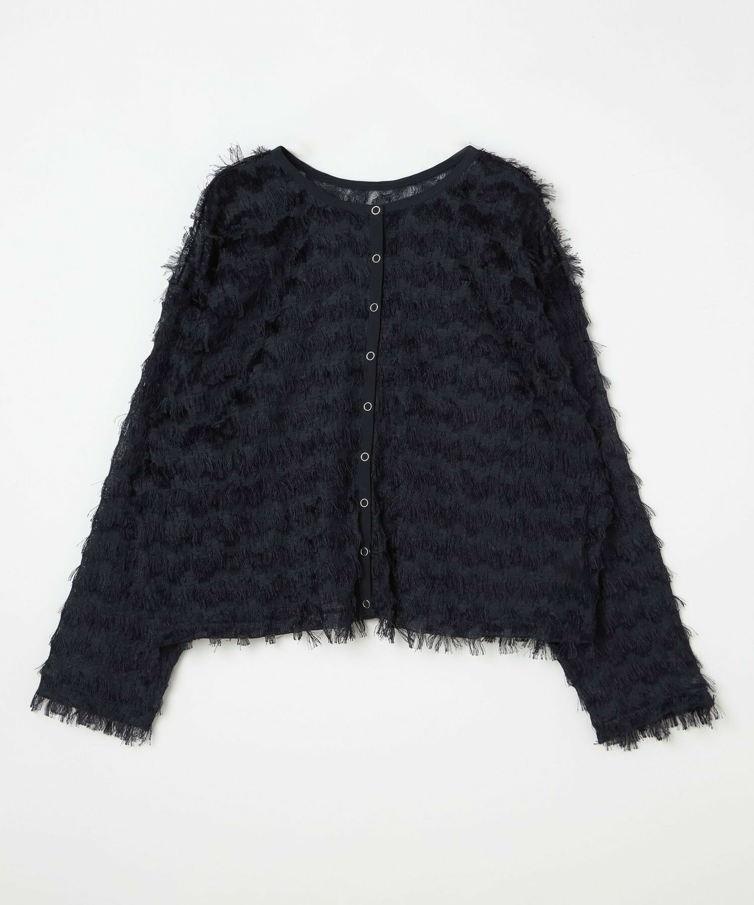 【feerique】feerique 2WAYフリンジカーディガン 詳細画像 ブラウン 22