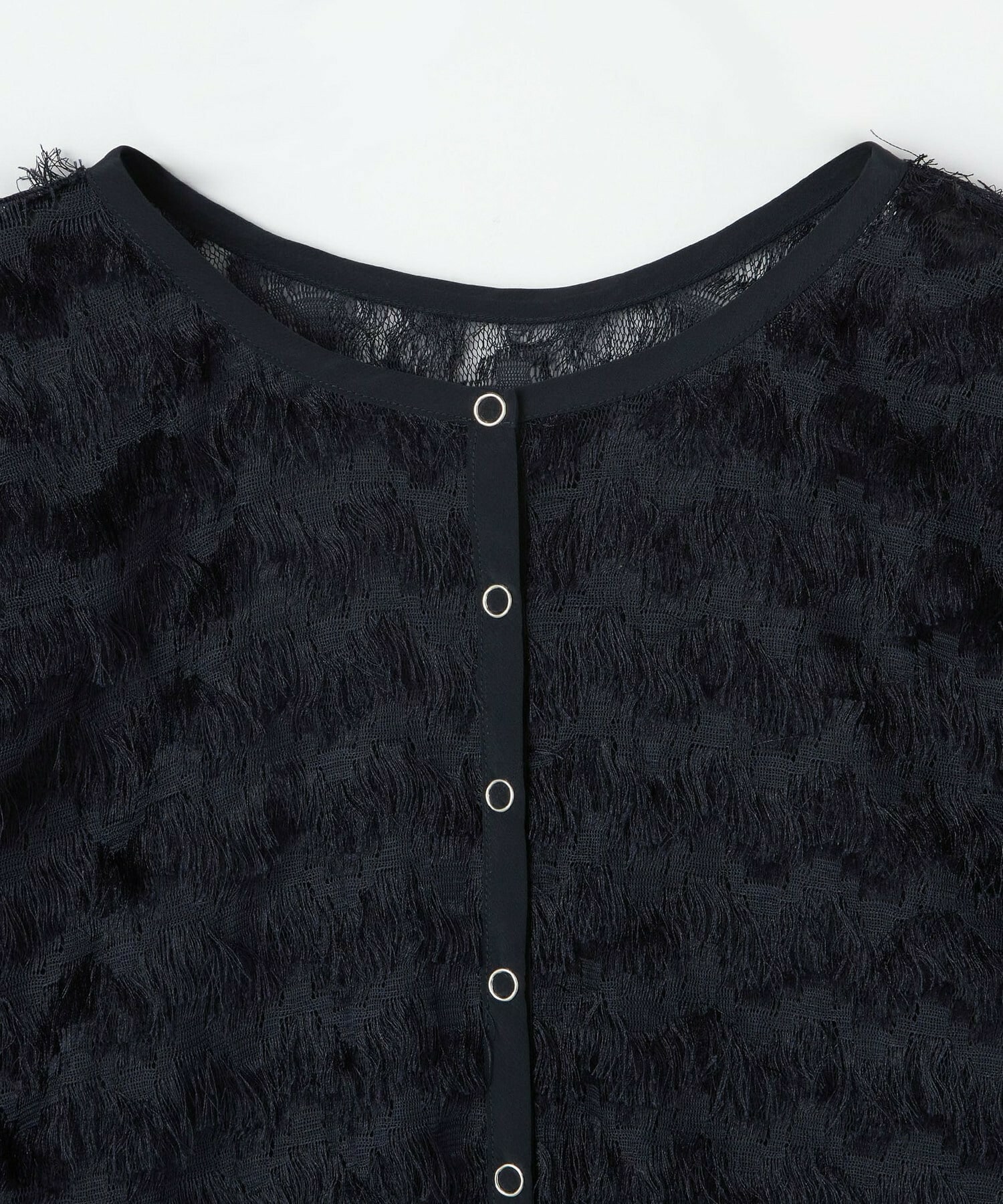 【feerique】feerique 2WAYフリンジカーディガン 詳細画像 ブラウン 24