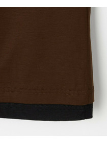 【feerique】feerique シアー天竺配色ハイネックプルオーバー 詳細画像 ブラック系その他 26