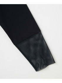 【feerique】feerique コンパクト天竺ドッキングプルオーバー 詳細画像 ブラック 2