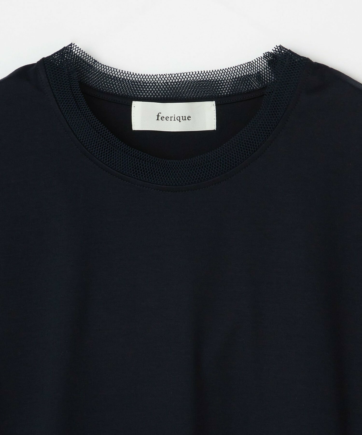 【feerique】feerique コンパクト天竺ドッキングプルオーバー 詳細画像 ブラック 1